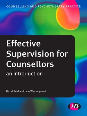 cover image of Effective Supervision for Counsellors